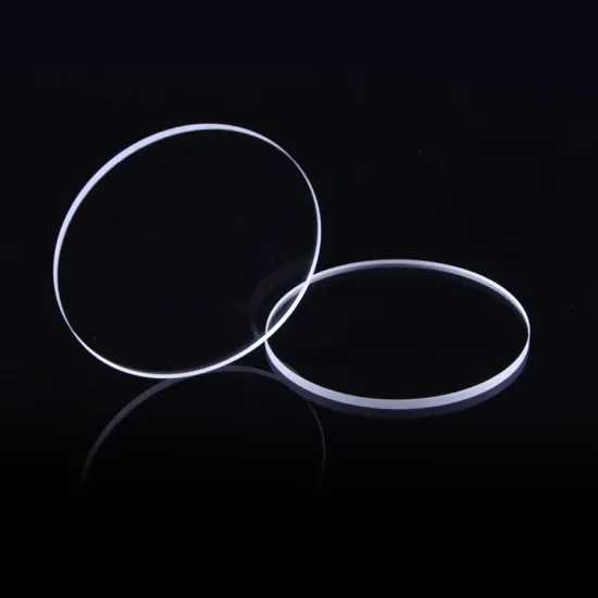 High Temperature Resistant Fused Silica Round Glass Window Plate - Quartz Glass