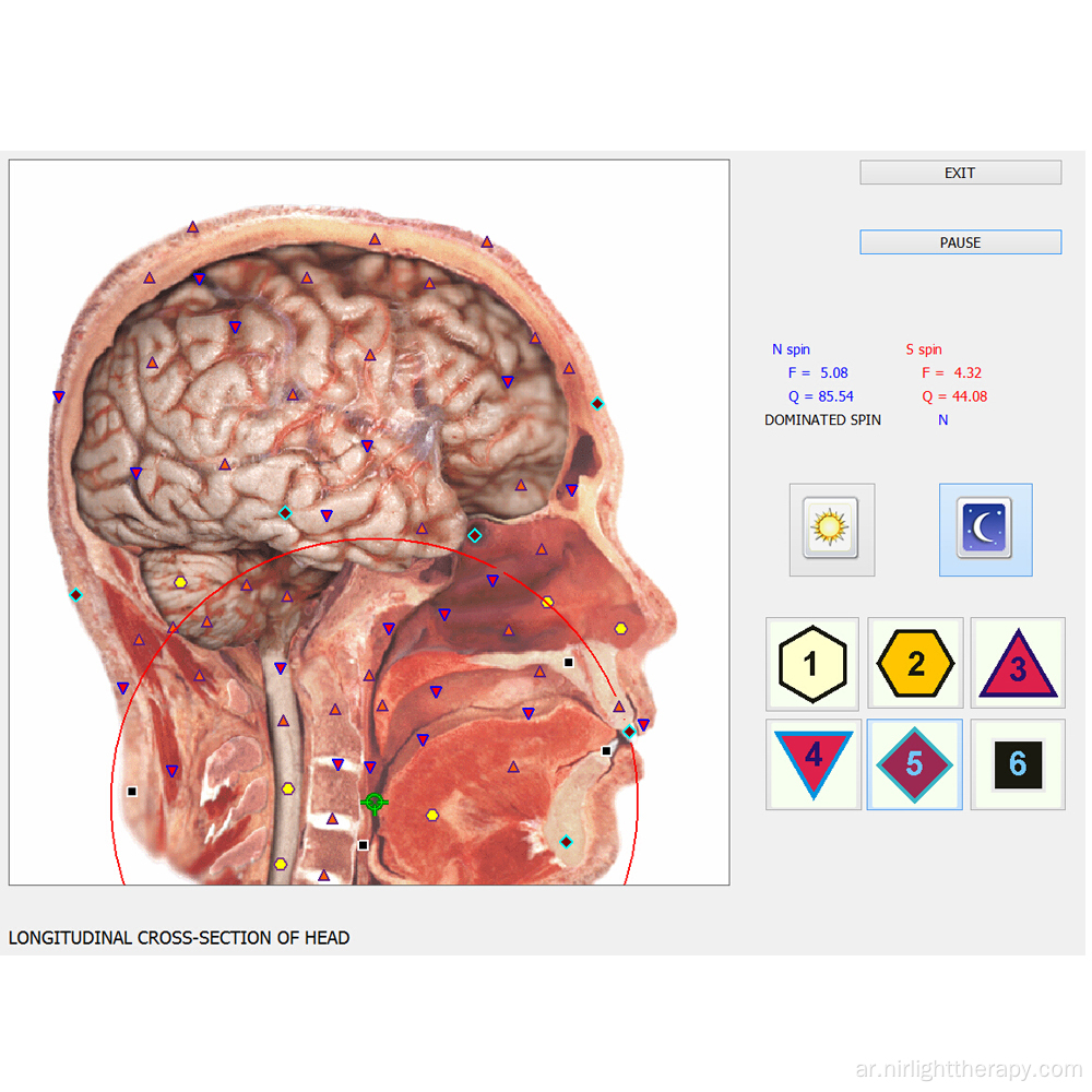 ناقلات 8d nls lris bioresonance صحة ماسحة