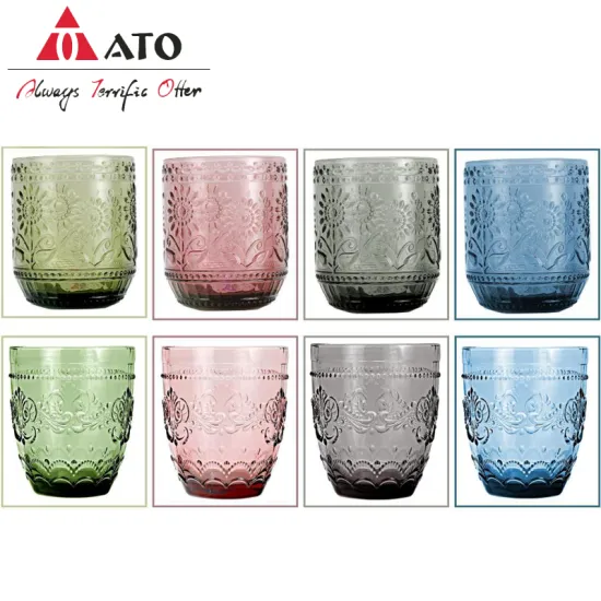 ATO Tabletop Drinkware Machine made sunflower glass Tumbler