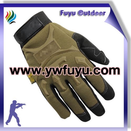 black military leather half finger full finger tactical gloves