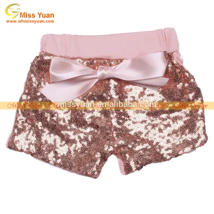 Kids stage performance sequins short pant