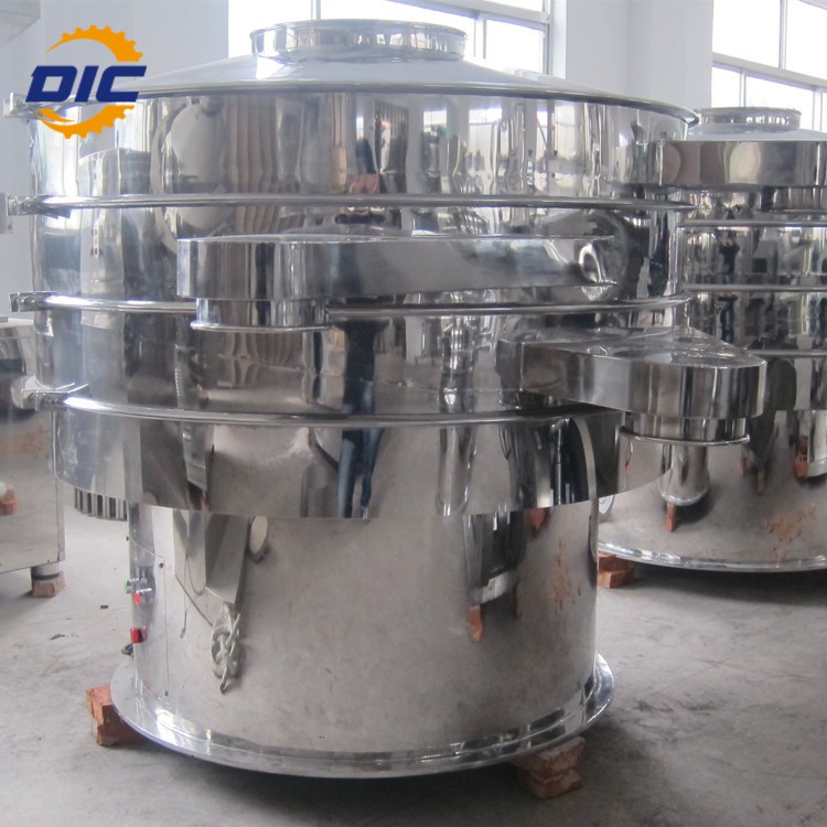 flour sifter industrial rotary vibrating screen machine