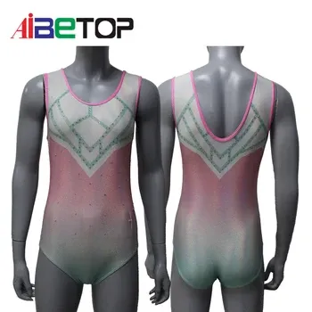 Custom Gradient Leotards for Gymnastics Competitions