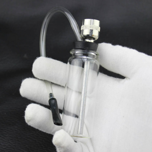 Mini Glass Bottle Water Pipe Portable Hookah Shisha Tobacco Smoking Pipes For Smoking Metal Tube Filter Accessories