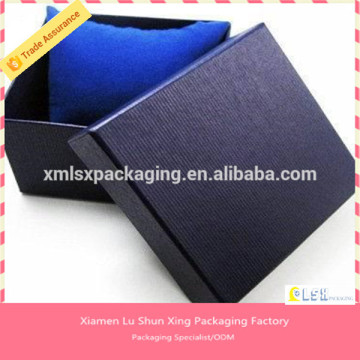 elegant simple design paper watch box with pvc inside