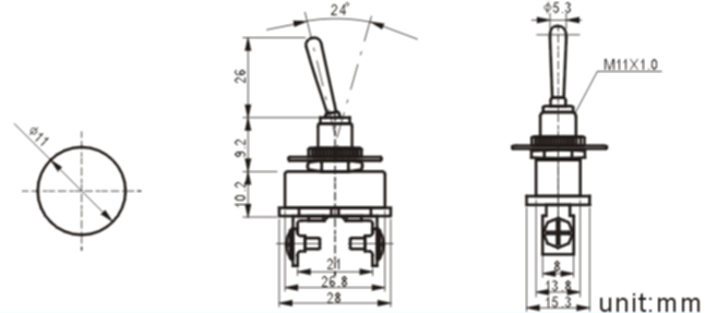 ASW-16-101-1automotive switch