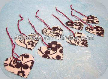 2014 new design custom clothing hang tags