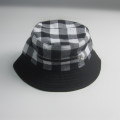 Men Fashion Plaid Bucket Hat With Pocket