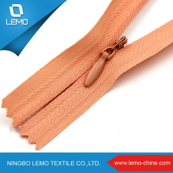 Lemo 3# Cheap Stock Nylon Reverse Invisible Zipper