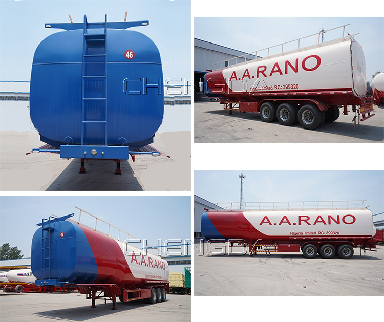 3 Axles Fuel Semi Tanker