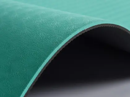 Double side color anti-slip TPE yoga mat