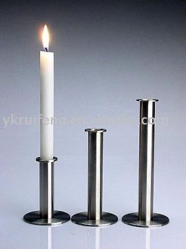 Stainless steel candleholder