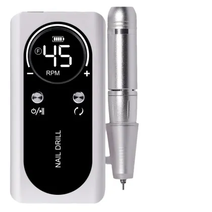 Rechargeable 45000RPM Nail Tools - Professional Electric Nail File Drill Set for Manicure