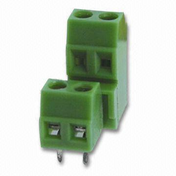 PCB Terminal Block in 5.00mm Pitch, with Rated Current of 10A