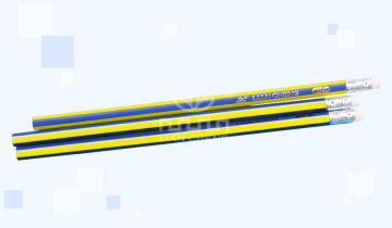 School Stationery Haxagonal Strip Pencil Set with Eraser (GS-HP003)
