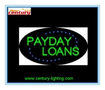 PAYDAY LOANS animated led sign