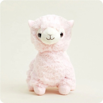 Customizable Weighted Super Cute Pink Alpaca Llama Plush Toy