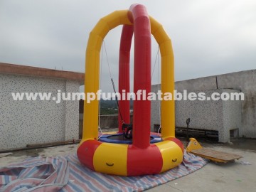 New games Inflatable Jump Trampoline for bungee sport