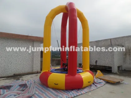 New games Inflatable Jump Trampoline for bungee sport
