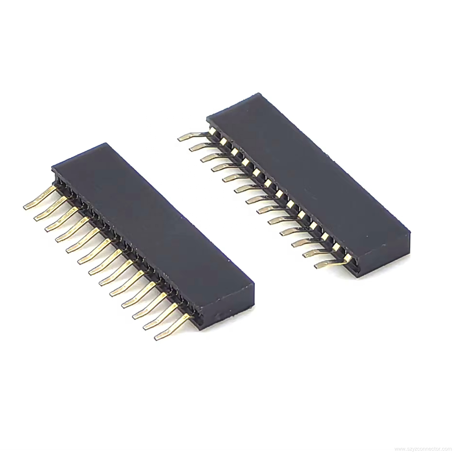 1.27mm Female header Single H4.3mm 13P