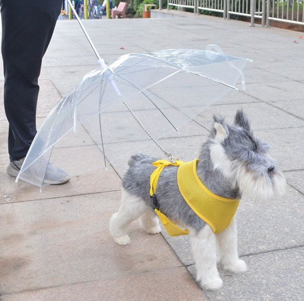 High Quality Transparent Dog Umbrella