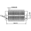 Double fente Femelle H2.2-4.5 Board à bord des connecteurs