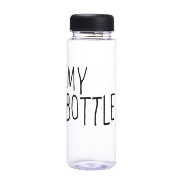 Custom 16oz Small Plastic Drinking Juice Water Bottle - 500ml Clear Plastic Water Bottles