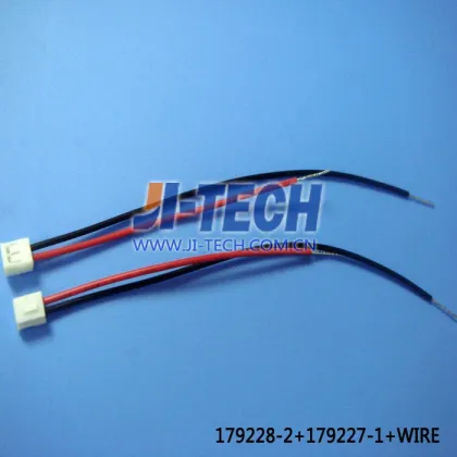 AMP/tyco TE connector wire harness cable 179228-2+179227-1+wire harness housing+terminal+wire harness & cable manufacturer