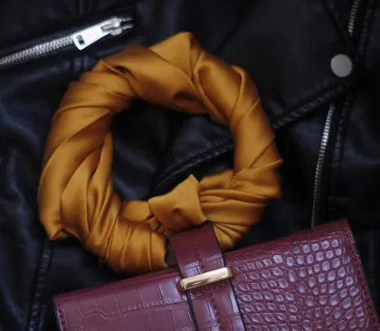 luxury brand bags women's silk scarf