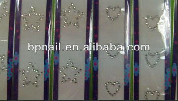 Heart shape crystal hair diamonds