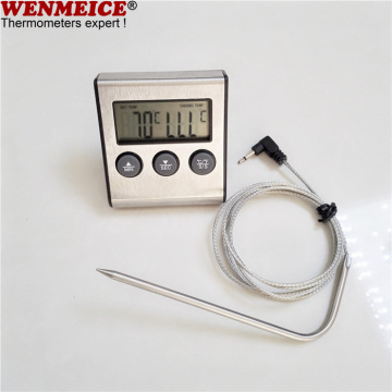 Thermomètre numérique pour barbecue avec minuterie LFGB