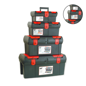 Waterproof Stackable Tool Box: Professional Mechanic Household Plastic Hand Tool Kit for Convenient Storage and Protection" 

However, for a more SEO-friendly and concise title, you might consider:

"Professional Plastic Tool Kit with Waterproof Stackable