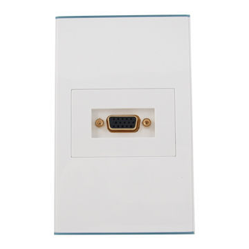 2013 Hot Selling VGA Female Plug Gold Plated Wall Plate