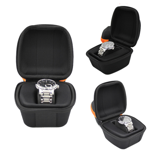Custom colorful shockproof eva watch carrying case with foam insert
