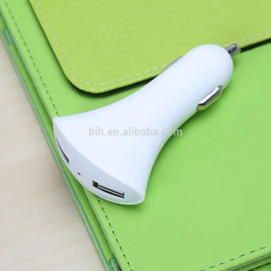 Dual USB bell car charger 2U bell car charger 2U car charger