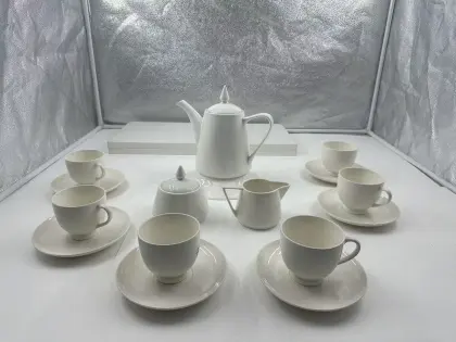 Creative Ceramic Tea Set white
