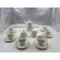 Creative Ceramic Tea Set white