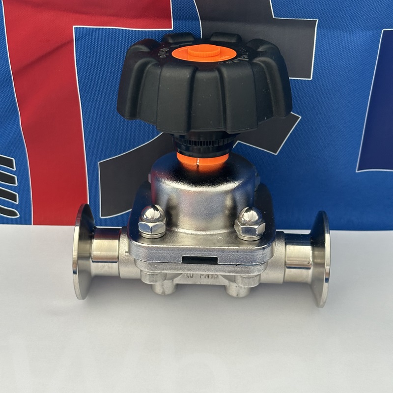 High Quality Manual Clamped Sanitary Diaphragm Valve