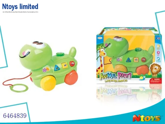6464839 PULLING GOOD SALE FUNNY MUSICAL ANIMAL TORTOISE BABY TOY
