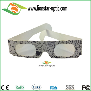 Low price paper passive 3d glasses