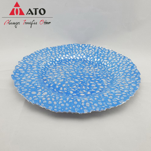 Ato Clear Eco-Friendly Exmbished Plate con piastra di placcatura a ioni per snack o caramelle