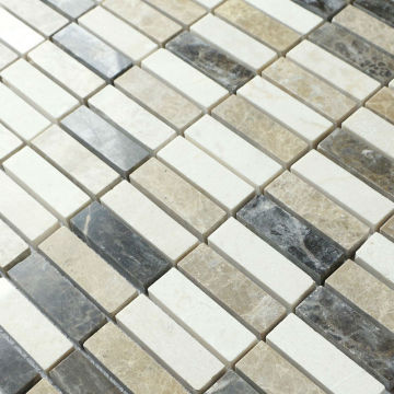 Emperador Polished Stone Mosaic Tile TR18