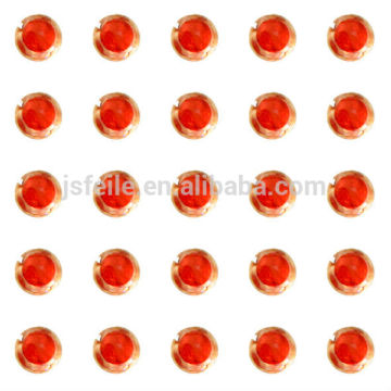 Red round 3D molded lure eyes