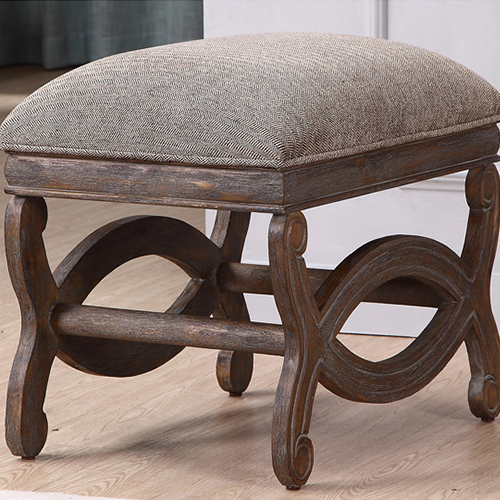 Upholstered Ottoman Stool