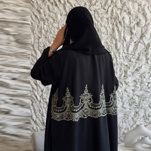 کیمونو عبای مشکی شیک برای زنان مسلمان
