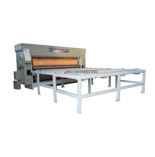 Corrugated paperboard rotary diecutter machine