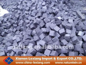 Natural granite cube stone