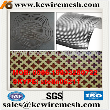Manufacture!!!!!! Cheap!!!!!! KANGCHEN 1mm hole galvanized hexagonal perforated metal mesh speaker grille sheet