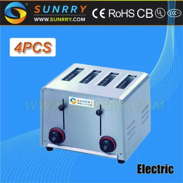 Mini cordless stainless steel electric bread 4 slice toaster oven heating element for hotel