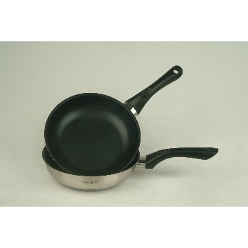 Stainless Steel Frypan with nonstick Coating